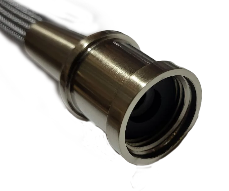 59-1/2" Magnetic Brushed Nickel Faucet Hose for 13/16" Spray Head, AL2-807BN - Image 3