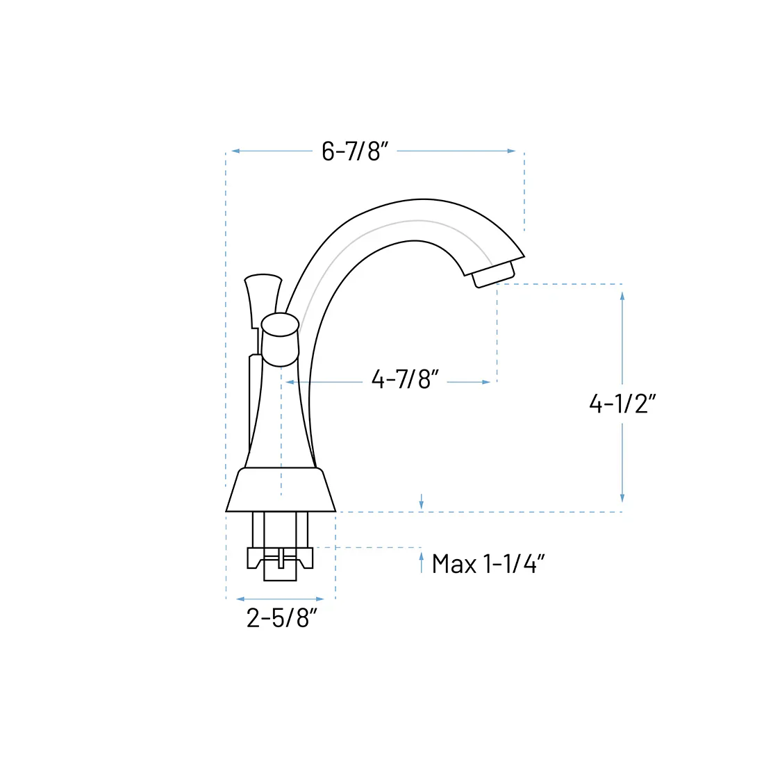Two Handle Centerset Bathroom Faucet with Pop-up Drain in Brushed Nickel, A-6560-BN - Image 3