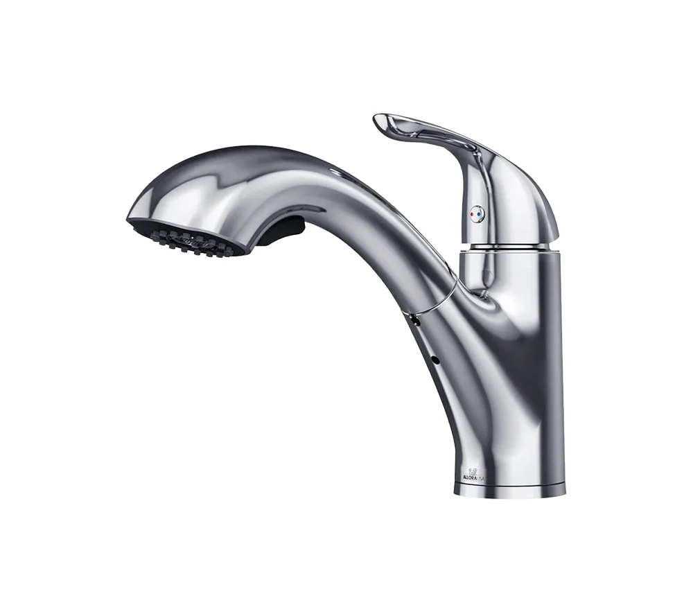 Single Handle Kitchen Faucet with Pull-Out Sprayer in Chrome, A-700-C - Image 6