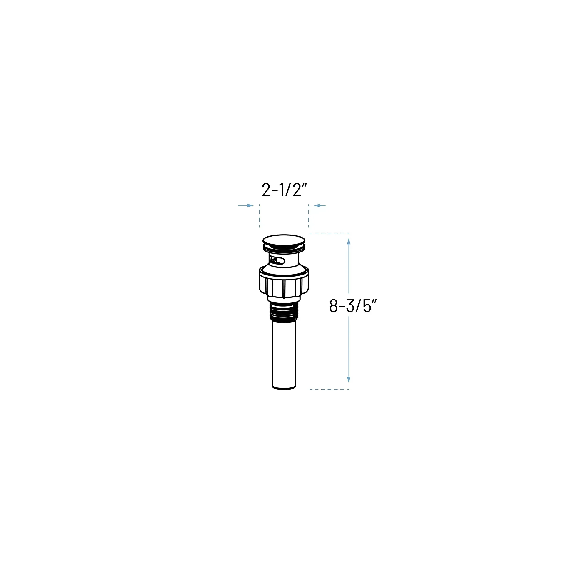 Single Handle Bathroom Faucet with in Brushed Nickel - Square Base, A-7004-BN - Image 4