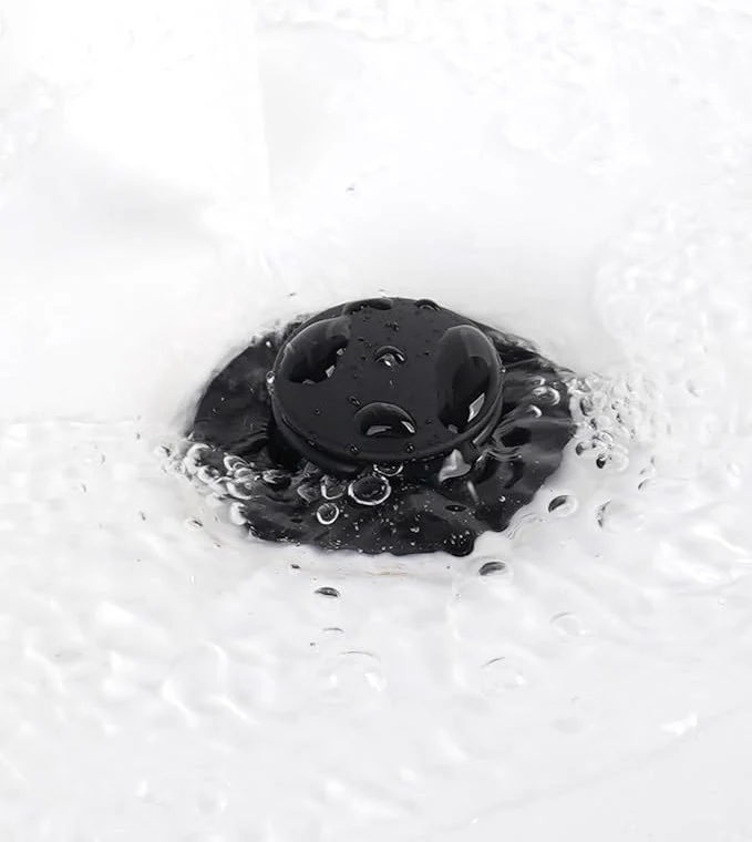 Heavy Duty Matte Black Bathroom Popup Drain with Lift Rod, AL5-05-BL - Image 3