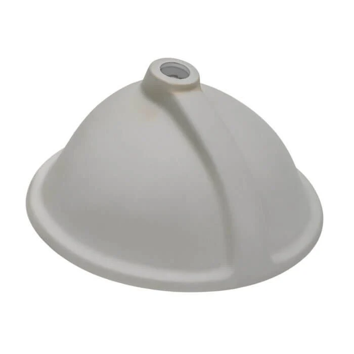 15" Oval Porcelain Undermount Bathroom Sink with Overlow Drain in White, VCS-1013-O - Image 5
