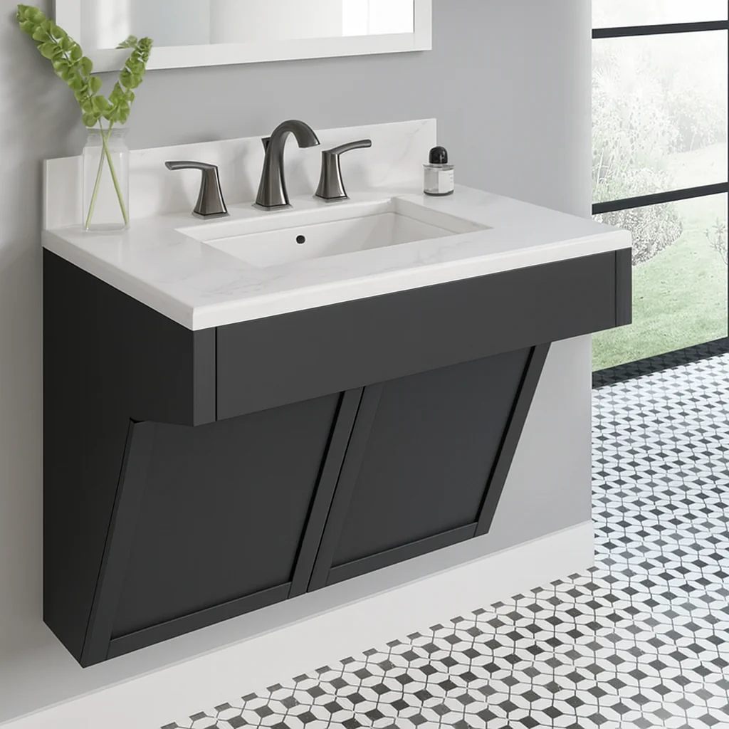 18" x 13" Shallow White Porcelain Undermount ADA Rectangular Bathroom Sink, ADA-VCS-1116-R - Image 3