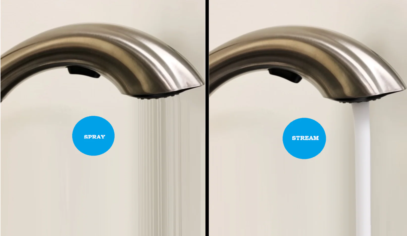 Two-Function Brushed Nickel Pullout Kitchen Faucet Spray Head, AL720BN - Image 2