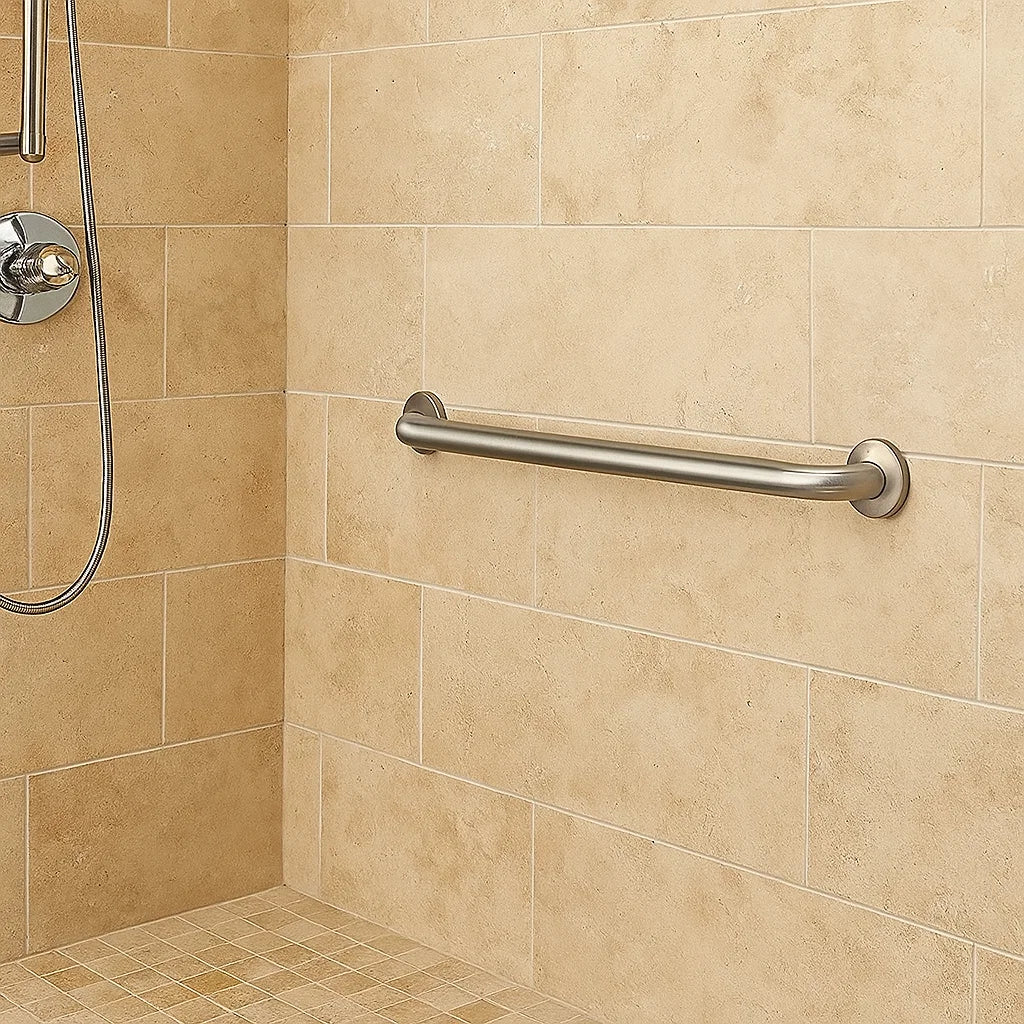ADA-Compliant Safety Stainless Steel Grab Bar with 500 Pound Capacity, GB-100 - Image 5