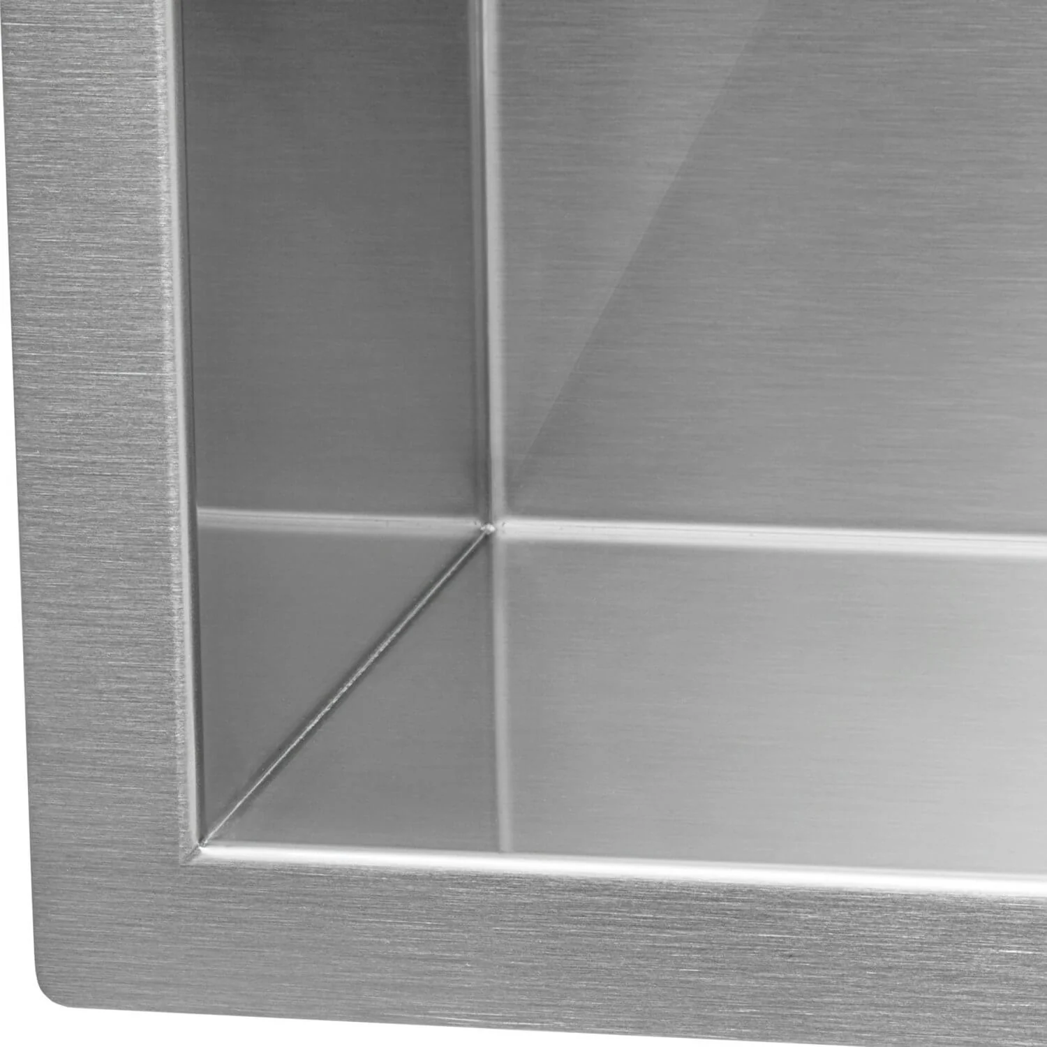 33" Extra-Large Zero Radius Undermount Stainless Steel Single Bowl Kitchen Sink, KH-3318-9-S-R0 - Image 6