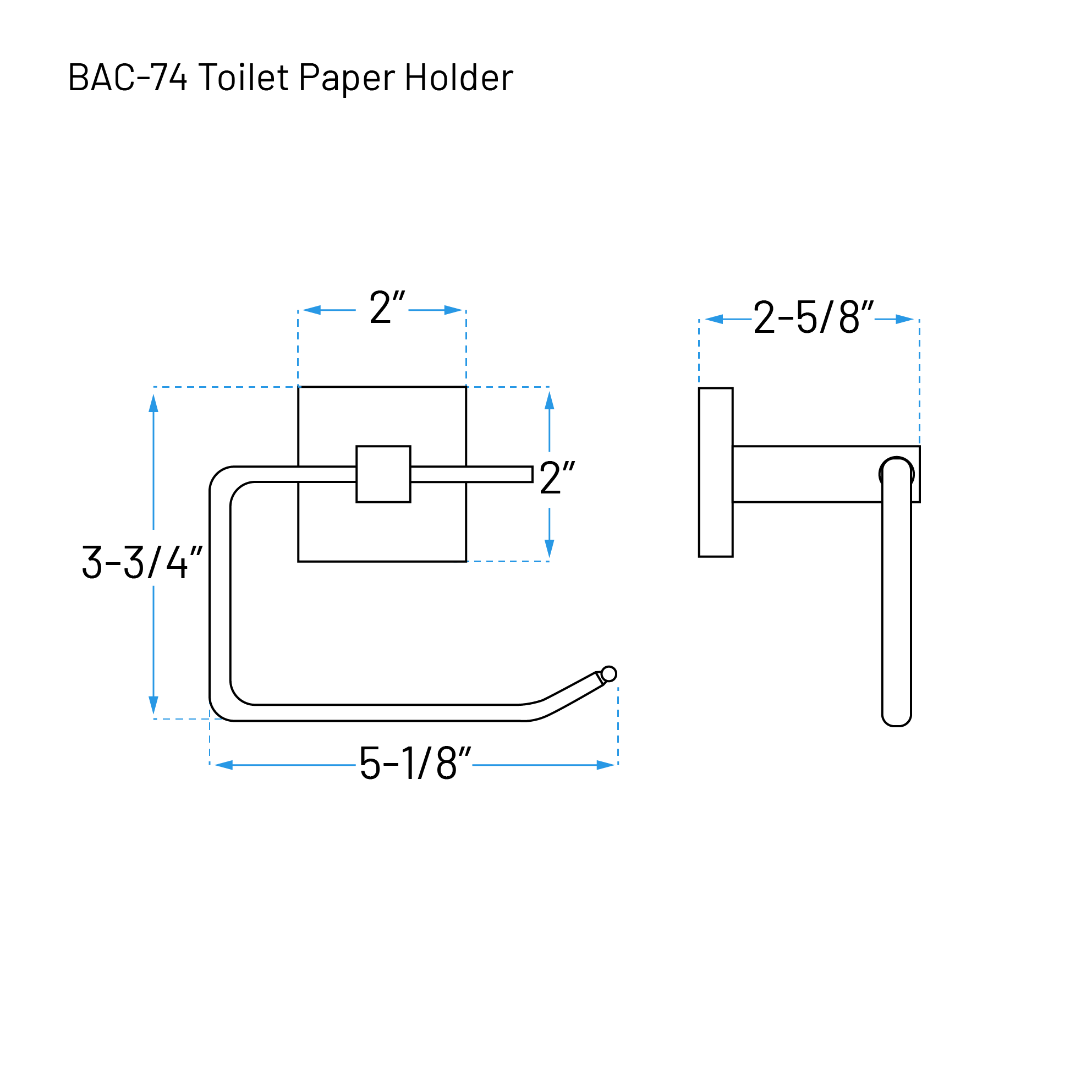Rainvera Chrome Four-Piece Bathroom Accessory Set, BAC-74-C - Image 11