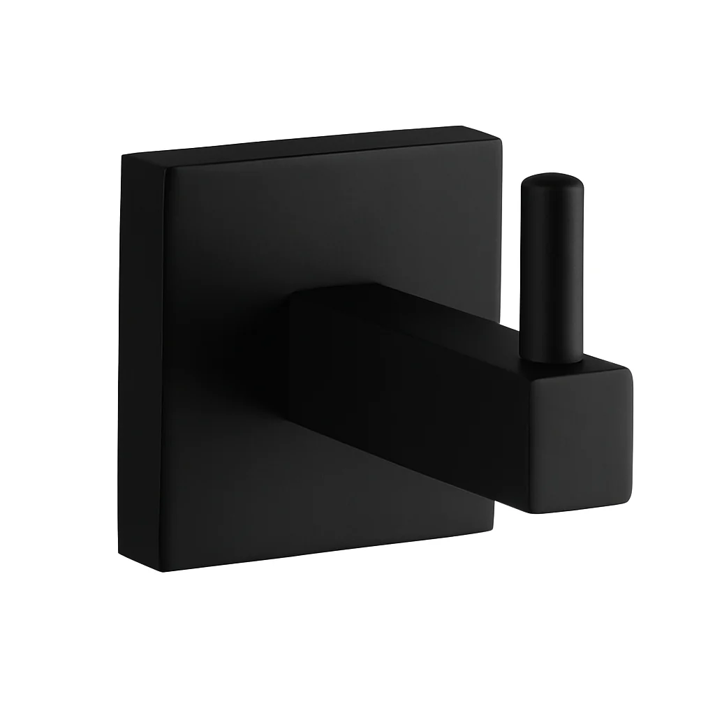 Rainvera Matte Black Four-Piece Bathroom Accessory Set, BAC-74-BL - Image 3