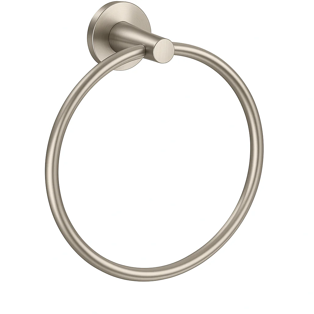 Serenica Brushed Nickel Four-Piece Bathroom Accessory Set, BAC-75-BN - Image 7