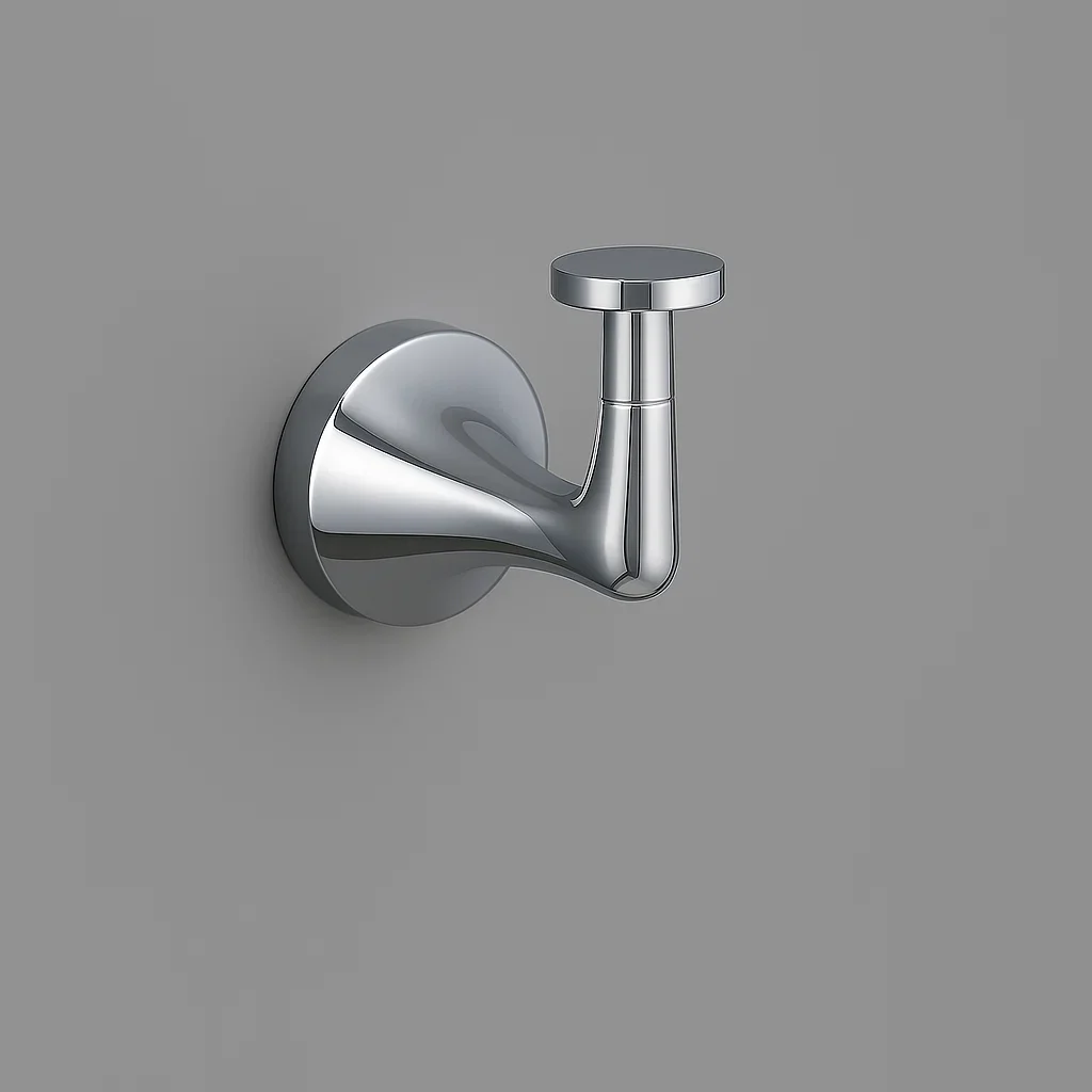 Verdessa Chrome Four-Piece Bathroom Accessory Set, BAC-76-C - Image 5